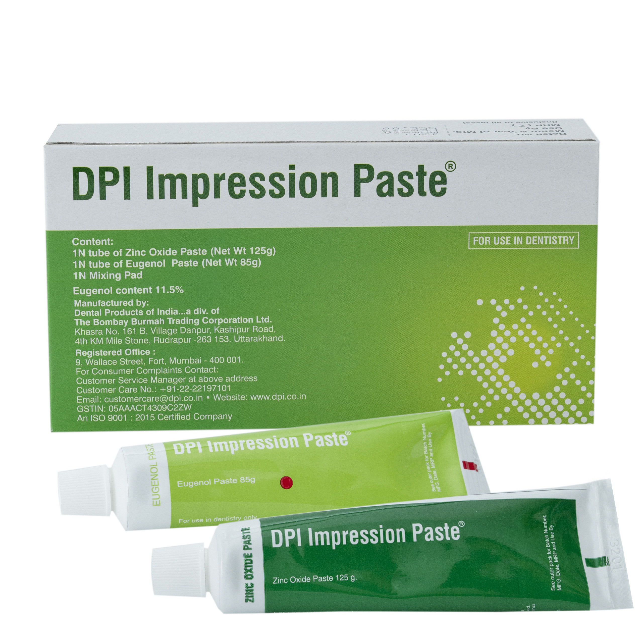 DPI Impression Paste (Zinc Oxide And Eugenol Impression Paste)